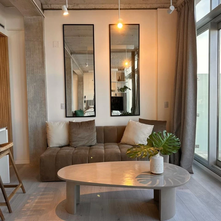 Loft amoblado con cochera y vista al rio! Distrito Quartier, Retiro.