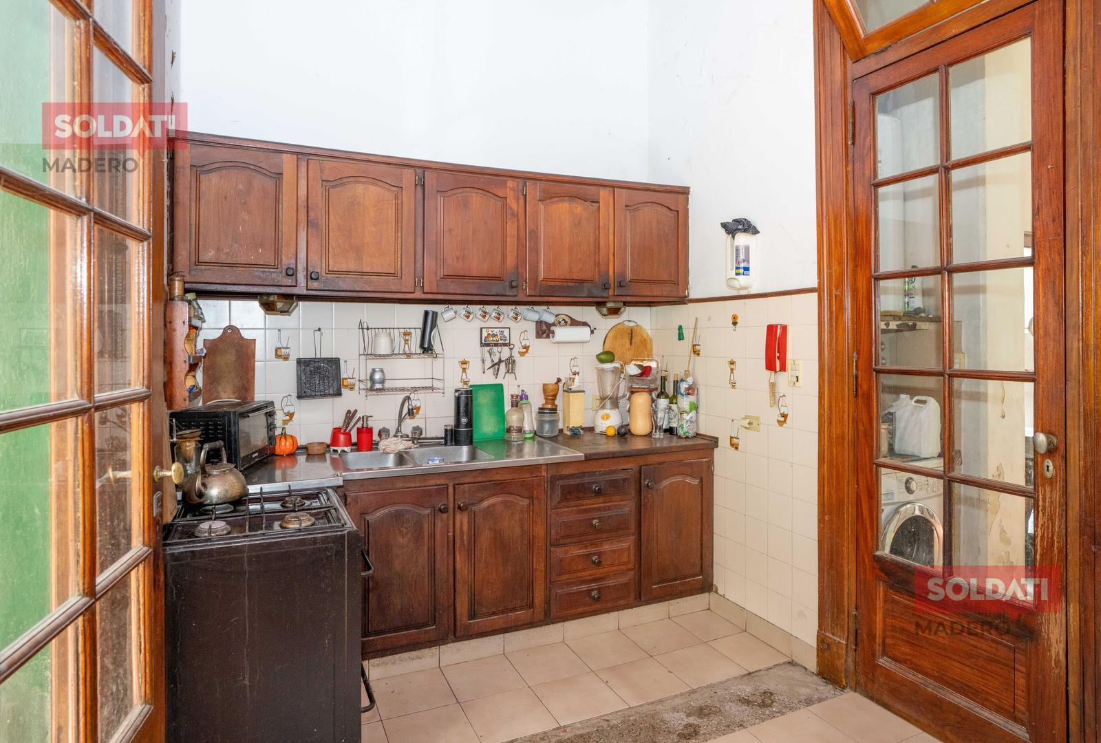 cocina comedor salida al jardin