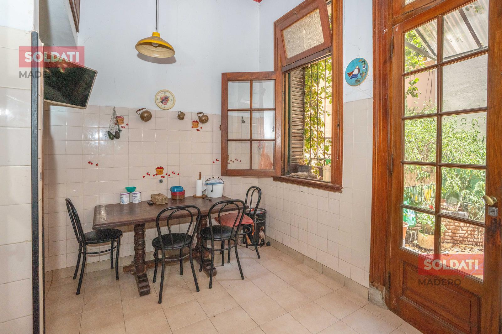 cocina comedor salida al jardin