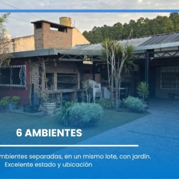 Casa en Lomas De Zamora, multifamiliar, 2 casas, jardin, quincho, fondo