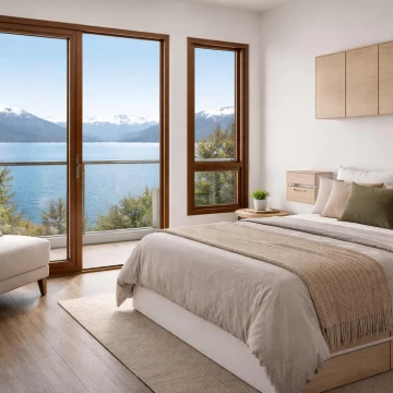 Departamento monoambiente en pozo vista al lago, Bariloche