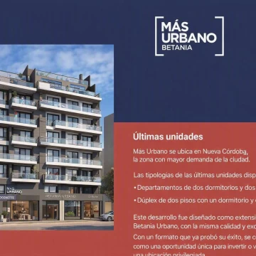 Venta Departamento en Nueva Córdoba Mas 2 dormitorios