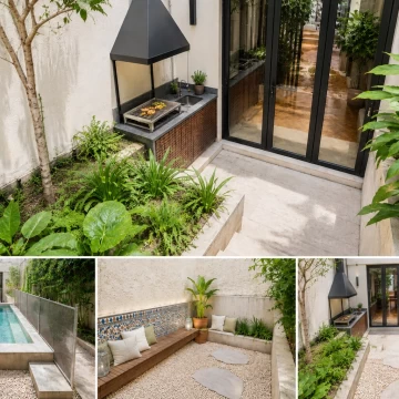 Venta Depto estilo casa con parque, pileta, cochera y Baulera. Apto crédito. Apto Profesional.
