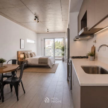 VENTA departamento monoambiente en Saavedra - balcón con parilla - SUM y pileta