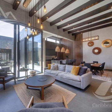 Casa en venta en Tulum Bahia Principe de un nivel Amueblada  B-ALRZ6333
