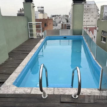 2 ambientes en alquiler con espacio guardacoche en Palermo