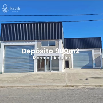 Alquiler depósito de 900m2 en Moreno Cuartel V