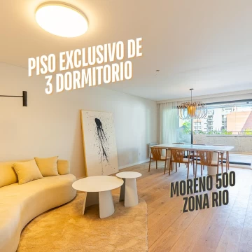 Departamento en  venta, piso exclusivo de 3 dormitorios, Moreno 500 en Zona Rio, Centro de Rosario
