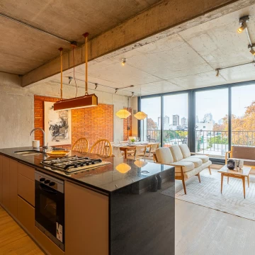 Departamento en venta 2 Dormitorios con balcon  - Pichincha Rosario