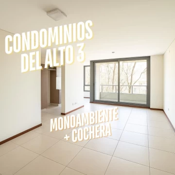 Departamento en venta Monoambiente con cochera en Condominios del Alto 3, Puerto Norte