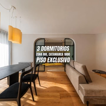 Departamento en venta  3 Dormitorios Piso Exclusivo, Catamarca 1800, en Centro Rosario Zona Rio