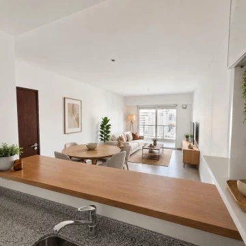 Departamento en venta de 1 Dormitorio, Apto credito. Rosario, Lourdes