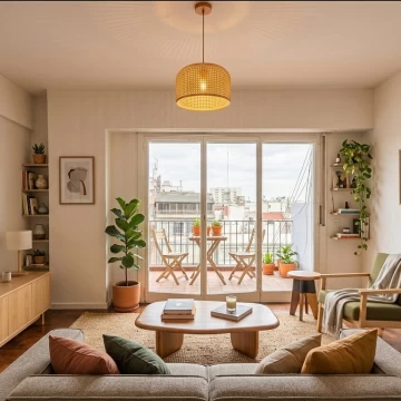2 ambientes con Terraza Piso alto - Monserrat