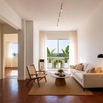 2 ambientes alto con balcón, vista abierta en zona residencial de Villa Ballester