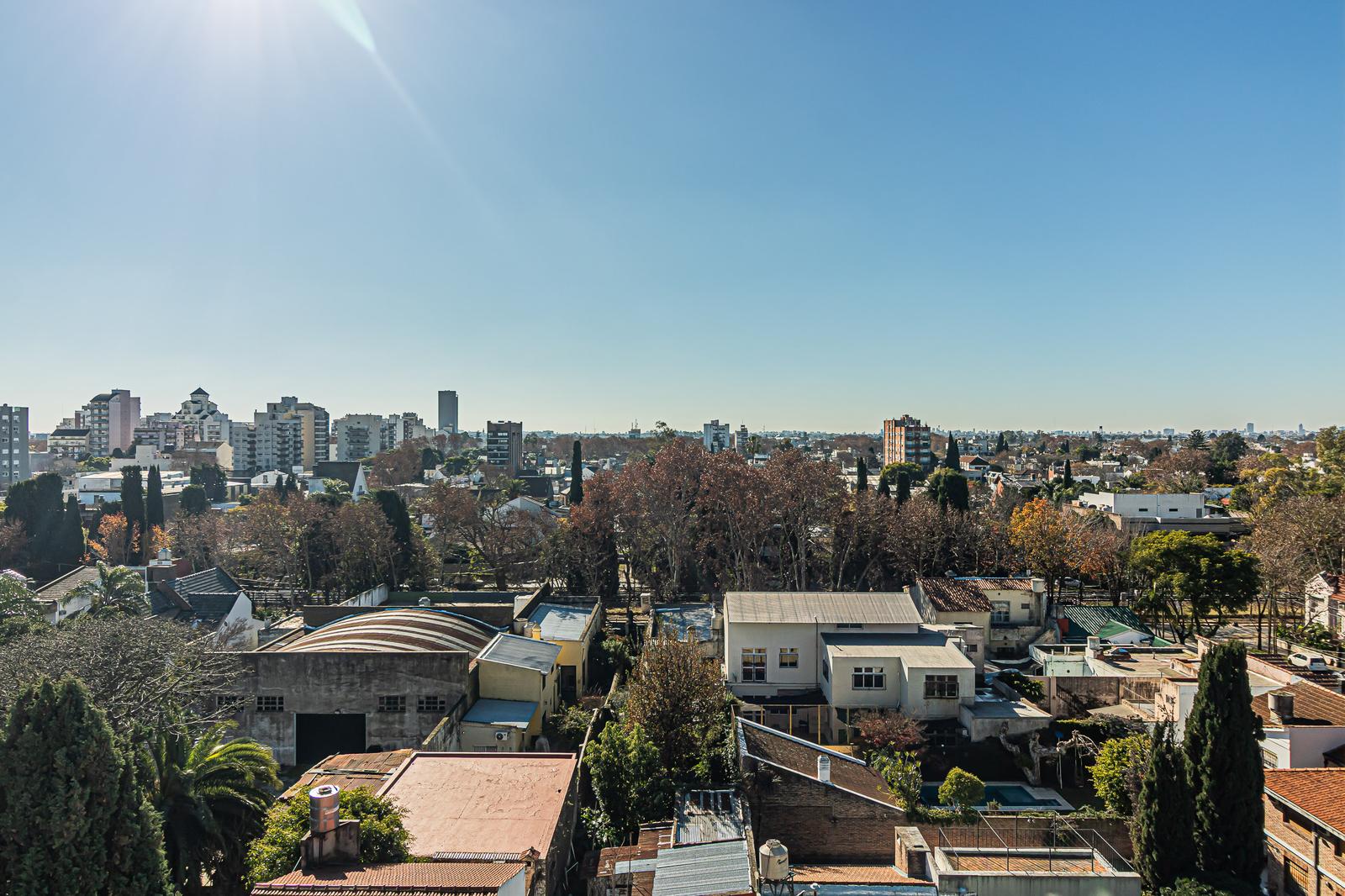 vista desde el balcón