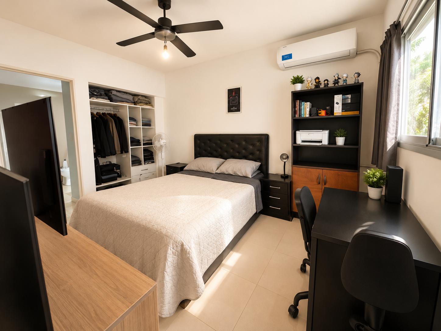 habitacion con placard