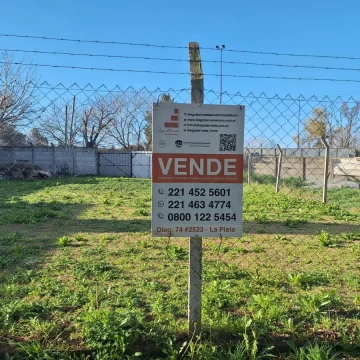 Terreno en venta en La Plata