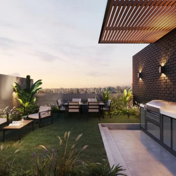 Proyecto de departamentos en construcción en San Isidro