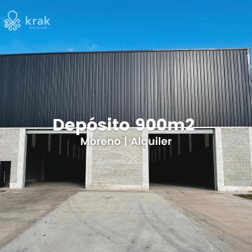 Alquiler depósito de 900m2 en Moreno Cuartel V