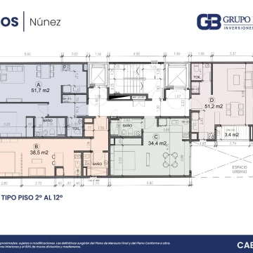 Venta, Departamento, 2 Ambientes, Pozo, Balcon Aterrazado, Núñez