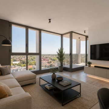 Venta 2 Ambientes piso alto con toilette y Cochera en Torre – Vista Panorámica – Olivos