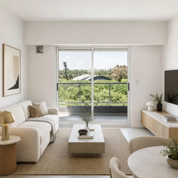 Departamento en venta de 2 dormitorios, en Pellegrini al 2600, barrio Lourdes, Rosario.