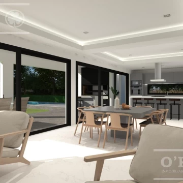Casa en venta a estrenar de 4 amb en lote central en Villalobos - Pueblos del Plata. Hudson.
