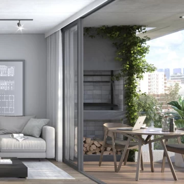 Departamento 3 ambientes al frente - Colegiales