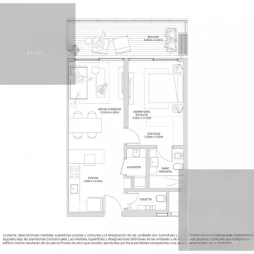 ALQUILER DEPTO 2 AMB PREMIUM COMPLEJO BLISS MARINA BS AS