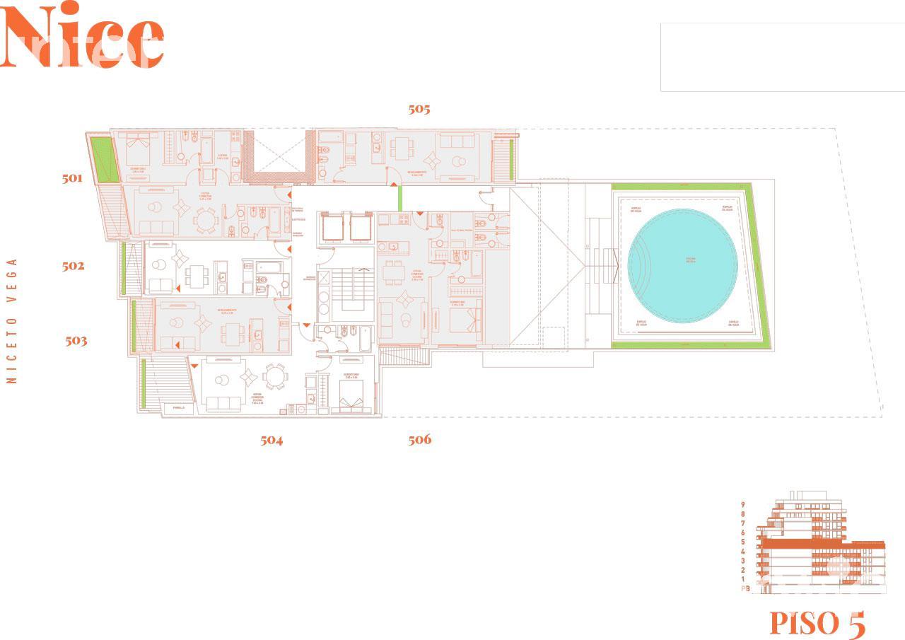 plano planta piso 5