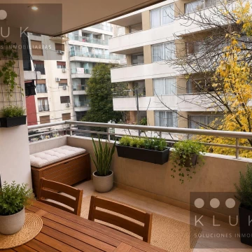 Departamento 4 ambientes balcón terraza con parrilla 