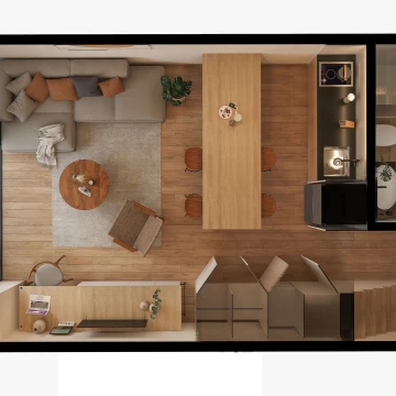 Departamento en venta en Arcos Vallarta 1 Recámara