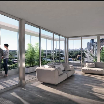 2 Ambientes Premium Primera Línea al Río de la Plata en Nuñez