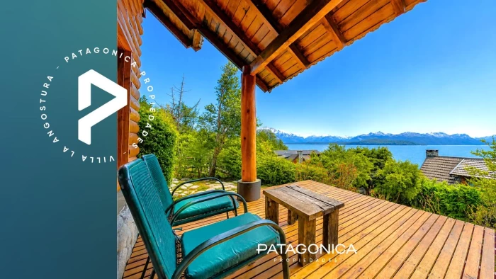 VENTA Casa costa de Lago de 80m2 sobre terreno de 500m2, Villa La Angostura