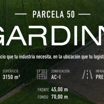 Terreno de 3150 m2 en venta - Complejo Industrial Ruta 6 - Lujan