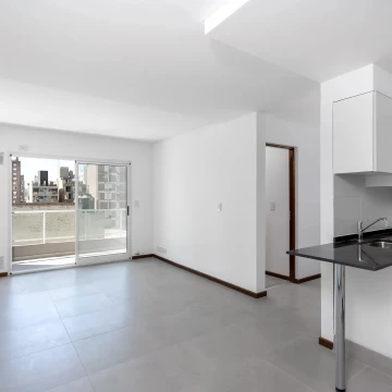 Departamento 1 dormitorio con balcón al norte a pasos de Bv Oroño