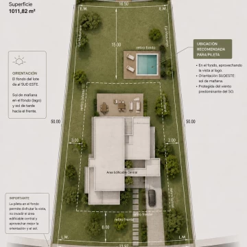 Terreno en Puertos del Lago