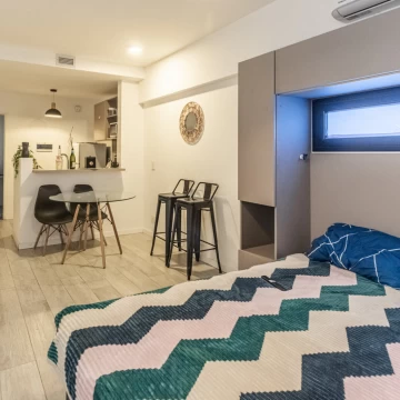 Departamento monoambiente en Colegiales con full amenities