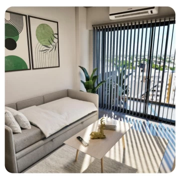 Departamento Monoambiente al frente