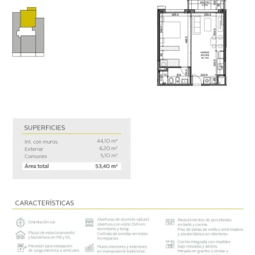 Venta Apartamento 1 Dormitorio en Cordon
