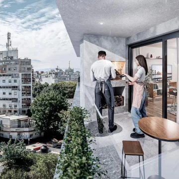 Venta Apartamento 2 Dormitorio en Tres cruces