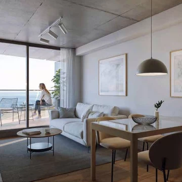 Apartamento en Venta de 1 dormitorio con gran terraza- Malvín