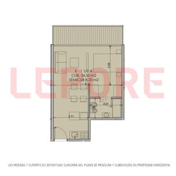 CABALLITO | Departamento 1 1/2 amb