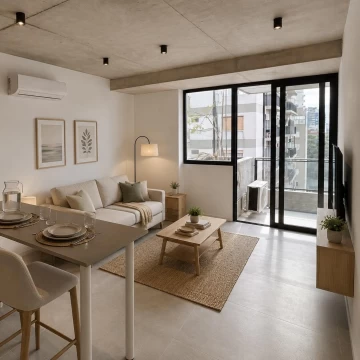 Monoambiente ALQUILER anual en Nuñez. A estrenar! Vista abierta y amenities