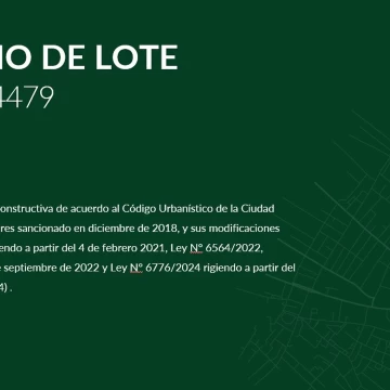 Lote| Venta en V Urquiza| 1414 M2 Vendibles USAM