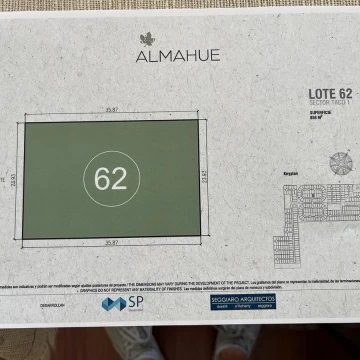 Venta Lote B° Almahue - 858m2 - Excelente ubicación - Pilar