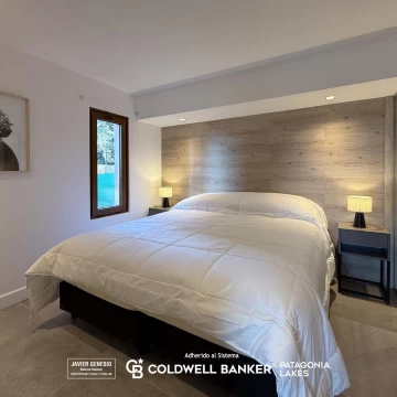 VENTA Departamento 3amb UF1 89m2 a estrenar vista al lago Amoblado Faldeo Manzano Villa la Angostura