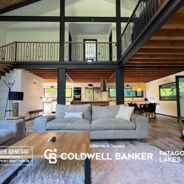 VENTA Casa de 198m2 estilo nórdica amoblada y equipada, Villa La Angostura.