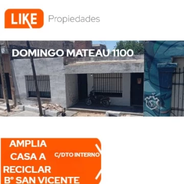Casa Venta en Domingo Matheu 1100