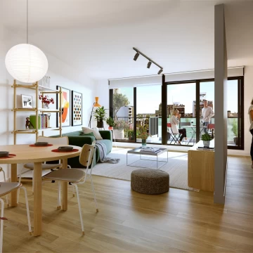 Venta de Apartamento de 1 dormitorio con patio - Cordón